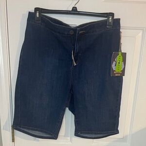 Recycled Denim Bermuda Shorts